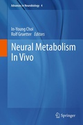 Cover: Neural Metabolism In Vivo - Springer