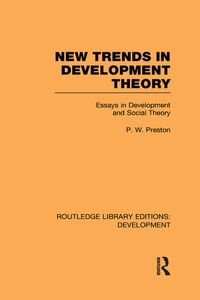 Enlarge image Cover: New Trends in Development Theory - Routledge