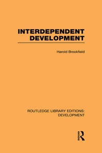 Enlarge image Cover: Interdependent Development - Routledge