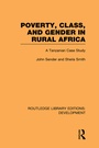 Cover: Poverty, Class and Gender in Rural Africa - Routledge