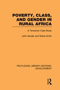 Cover: Poverty, Class and Gender in Rural Africa - Routledge