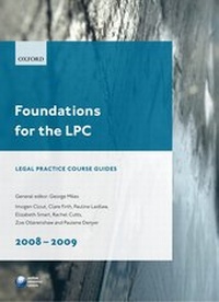 Enlarge image Cover: Foundations for the LPC 2008-2009 - Oxford University Press