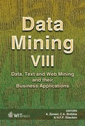 Cover: Data Mining: v. 8 - WIT Press