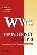 Cover: The Internet Society: v. 2 - WIT Press