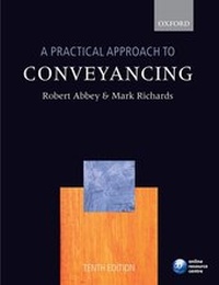 Enlarge image Cover: A Practical Approach to Conveyancing - Oxford University Press