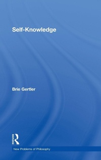 Enlarge image Cover: Self-Knowledge - Routledge