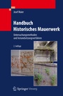 Cover: Handbuch Historisches Mauerwerk - Springer