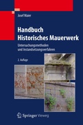 Cover: Handbuch Historisches Mauerwerk - Springer