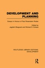 Cover: Development and Planning - Routledge