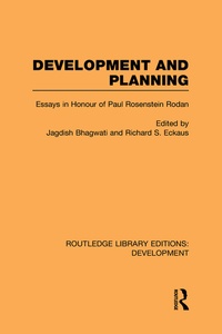 Enlarge image Cover: Development and Planning - Routledge