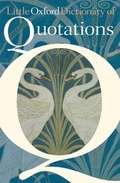 Cover: Little Oxford Dictionary of Quotations - Oxford University Press