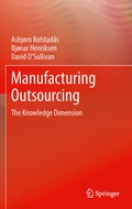 Cover: Manufacturing Outsourcing - Springer