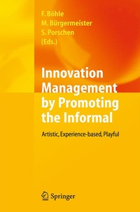 Enlarge image Cover: Innovation Management by Promoting the Informal - Springer