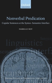 Enlarge image Cover: Nonverbal Predication - Oxford University Press
