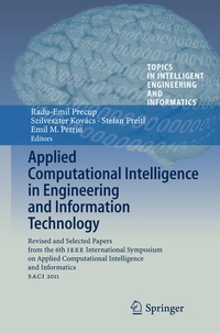Enlarge image Cover: Applied Computational Intelligence in Engineering and Information Technology - Springer