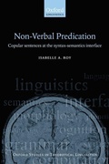 Cover: Nonverbal Predication - Oxford University Press