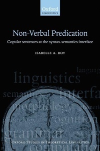 Enlarge image Cover: Nonverbal Predication - Oxford University Press