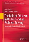 Cover: The Role of Criticism in Understanding Problem Solving - Springer