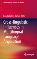Cover: Cross-linguistic Influences in Multilingual Language Acquisition - Springer