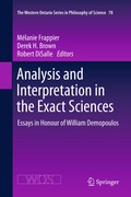 Cover: Analysis and Interpretation in the Exact Sciences - Springer