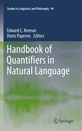 Cover: Handbook of Quantifiers in Natural Language - Springer