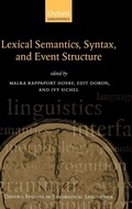 Cover: Lexical Semantics, Syntax, and Event Structure - Oxford University Press