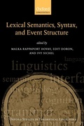 Cover: Lexical Semantics, Syntax, and Event Structure - Oxford University Press