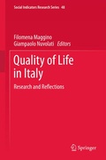 Cover: Quality of life in Italy - Springer