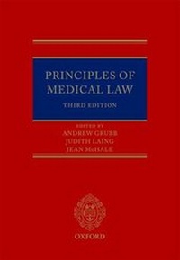 Enlarge image Cover: Principles of Medical Law - Oxford University Press