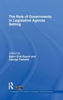 Cover: The Role of Governments in Legislative Agenda Setting - Routledge