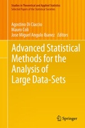 Cover: Advanced Statistical Methods for the Analysis of Large Data-Sets - Springer
