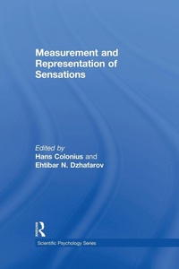 Enlarge image Cover: Measurement and Representation of Sensations - Psychology Press Ltd