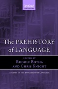 Cover: The Prehistory of Language - Oxford University Press