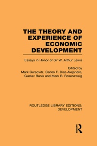 Enlarge image Cover: The Theory and Experience of Economic Development - Routledge