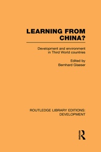 Enlarge image Cover: Learning From China? - Routledge
