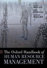 Enlarge image Cover: The Oxford Handbook of Human Resource Management - Oxford University Press