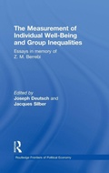 Cover: The Measurement of Individual Well-Being and Group Inequalities - Routledge