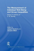 Cover: The Measurement of Individual Well-Being and Group Inequalities - Routledge