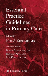 Enlarge image Cover: Essential Practice Guidelines in Primary Care - Humana Press Inc.