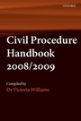 Cover: Civil Procedure Handbook 2008-2009 - Oxford University Press