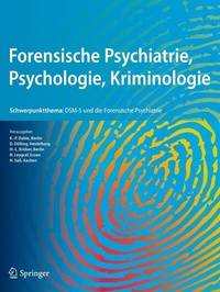 Abbildung von: Forensische Psychiatrie, Psychologie, Kriminologie - Springer