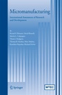 Cover: Micromanufacturing - Springer