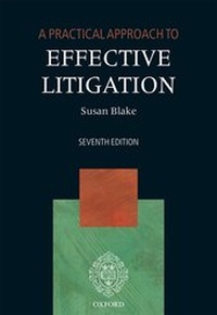 Enlarge image Cover: A Practical Approach to Effective Litigation - Oxford University Press