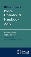 Cover: Blackstone's Police Operational Handbook - Oxford University Press