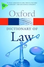 Cover: A Dictionary of Law - Oxford University Press
