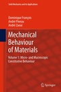 Cover: Mechanical Behaviour of Materials - Springer