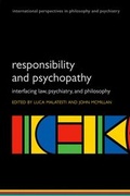 Cover: Responsibility and psychopathy - Oxford University Press