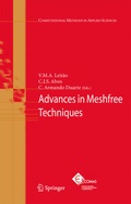 Cover: Advances in Meshfree Techniques - Springer