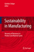 Cover: Sustainability in Manufacturing - Springer