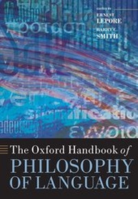 Enlarge image Cover: The Oxford Handbook of Philosophy of Language - Oxford University Press